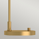 Настольная лампа с конусообразным плафоном и внутренней частью золотого цвета Alora Mood варинант исполнения - 7 | Loft Concept в Ульяновске