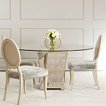 Стол обеденный круглый на зеркальном основании Spectacular Table варинант исполнения - 1 | Loft Concept в Ульяновске