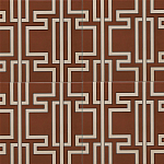 Дизайнерская плитка с узором Лабиринт варинант исполнения - 1 | Loft Concept в Ульяновске