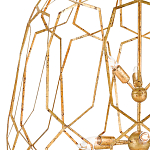 Люстра овальная с переплетенными ромбами Large Scale Artwork варинант исполнения - 1 | Loft Concept в Ульяновске