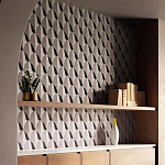 Гипсовая 3D Панель DRAGON SCALE - C варинант исполнения - 1 | Loft Concept в Ульяновске