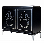 Черный комод в стиле арт-деко Luciano варинант исполнения - 2 | Loft Concept в Ульяновске