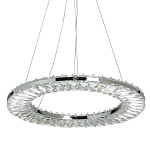 Люстра круглая с прозрачной хрустальной рамкой Maude Crystal Light варинант исполнения - 1 | Loft Concept в Ульяновске