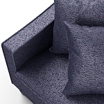 Мебельная ткань Шенилл синий цвет 138 см T4-33 варинант исполнения - 2 | Loft Concept в Ульяновске