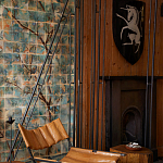 Обои ручная роспись Braganza Standard colourway on dyed paper варинант исполнения - 2 | Loft Concept в Ульяновске