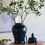 Ваза с крышкой однотонная Высота 48 см Chinoiserie Ceramics варинант исполнения - 2 | Loft Concept в Ульяновске