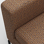 Мебельная ткань Шенилл терракотовый цвет 142 см T4-58 варинант исполнения - 8 | Loft Concept в Ульяновске