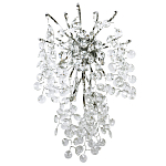 Бра с хрустальными подвесками на металлических ветках Fairytree Light Silver Wall Lamp варинант исполнения - 1 | Loft Concept в Ульяновске