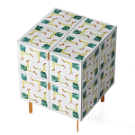 Тумба  с рисунком Short Pina Colada Orange варинант исполнения - 2 | Loft Concept в Ульяновске