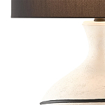 Настольная лампа фактурная с черными круговыми линиями на корпусе Recess варинант исполнения - 1 | Loft Concept в Ульяновске