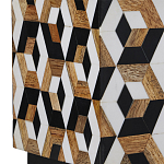 Настольная лампа с фигурным узором и трапециевидным абажуром Сonundrum варинант исполнения - 1 | Loft Concept в Ульяновске