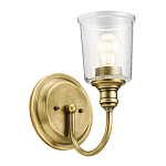 Бра с прозрачным стеклянным абажуром в форме цилиндра Kichler варинант исполнения - 12 | Loft Concept в Ульяновске