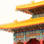 Храм Конфуция Тайвань миниатюра для интерьера в китайском стиле варинант исполнения - 1 | Loft Concept в Ульяновске