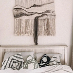 Панно Современный Гобелен ручная работа Туманное Утро варинант исполнения - 4 | Loft Concept в Ульяновске