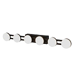 Бра с 6-ю круглыми плафонами на черном основании Maxine Light варинант исполнения - 1 | Loft Concept в Ульяновске