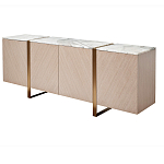 Комод с мраморной столешницей Uniqueness Marble варинант исполнения - 1 | Loft Concept в Ульяновске