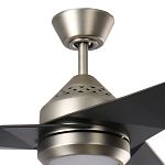 Люстра с вентилятором с черными лопастями Kichler варинант исполнения - 2 | Loft Concept в Ульяновске