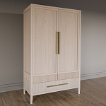 Шкаф платяной Primo с выдвижными ящиками шпон Черный дуб варинант исполнения - 3 | Loft Concept в Ульяновске