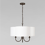 Люстра с белым текстильным абажуром Vitorino  варинант исполнения - 2 | Loft Concept в Ульяновске