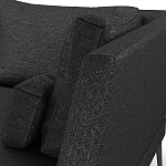 Мебельная ткань Шенилл черный цвет 138 см T4-35 варинант исполнения - 6 | Loft Concept в Ульяновске