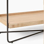 Консоль деревянной столешницей и полкой Wooden Table Top and Shelf варинант исполнения - 3 | Loft Concept в Ульяновске