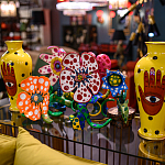 Декоративная статуэтка Yayoi Kusama Flowers that Bloom at Midnight Red варинант исполнения - 3 | Loft Concept в Ульяновске