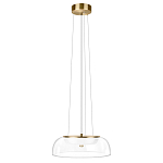 Подвесной светильник  с плоским прозрачным стеклянным плафоном Grada Light варинант исполнения - 2 | Loft Concept в Ульяновске