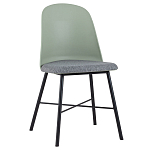Стул из прочного пластика на металлическом основании Anora Green  варинант исполнения - 1 | Loft Concept в Ульяновске