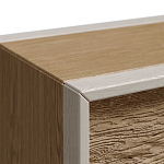 Комод 4 ящика с подсветкой на рельефном фасаде Warm Industrial варинант исполнения - 7 | Loft Concept в Ульяновске