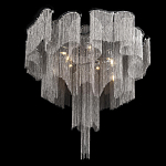 Люстра потолочная с металлическими цепочками Диаметр 99 см Atlantis Chain варинант исполнения - 3 | Loft Concept в Ульяновске