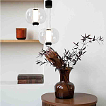 Подвесной светильник с прозрачным рифленым стеклянным плафоном Aurora Bloom варинант исполнения - 2 | Loft Concept в Ульяновске