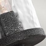 Бра с цилиндрическим плафоном из прозрачного рифленого стекла Feiss варинант исполнения - 4 | Loft Concept в Ульяновске