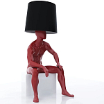 Лампа MALE MANNEQUIN LAMP с абажуром варинант исполнения - 1 | Loft Concept в Ульяновске