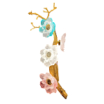 Бра с цветочным декором Miscellaneous herbs варинант исполнения - 2 | Loft Concept в Ульяновске