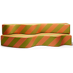 Дизайнерский модульный диван волнистой формы с цветным принтом Poltronova Superonda Sofa варинант исполнения - 4 | Loft Concept в Ульяновске