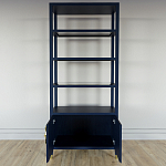 Стеллаж со стеклянными полками Elsa Dreams Blue варинант исполнения - 4 | Loft Concept в Ульяновске