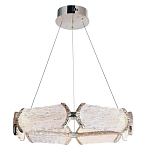 Люстра кольцевая с текстурным природным рисунком IceFlame варинант исполнения - 8 | Loft Concept в Ульяновске