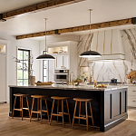 Подвесной светильник с широким куполообразным плафоном Kichler варинант исполнения - 7 | Loft Concept в Ульяновске