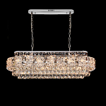 Люстра овальной формы хрустальная в неоклассическом стиле Majesty варинант исполнения - 4 | Loft Concept в Ульяновске