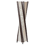 Торшер из перламутра на металлическом каркасе Indonesian Wave варинант исполнения - 1 | Loft Concept в Ульяновске