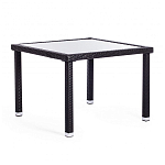 Обеденный комплект из искуственного ротанга Vintara черный варинант исполнения - 11 | Loft Concept в Ульяновске