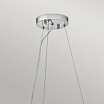 Люстра подвесная круглая с множеством вертикальных прямоугольных кристаллов Kichler варинант исполнения - 3 | Loft Concept в Ульяновске