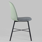 Стул из прочного пластика на металлическом основании Anora Green  варинант исполнения - 3 | Loft Concept в Ульяновске