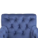 Кресло Addison Chic Armchair deep blue velour варинант исполнения - 4 | Loft Concept в Ульяновске