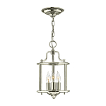 Подвесной светильник с прозрачным стеклянным цилиндрическим плафоном в классическом стиле на цепи Hinkley варинант исполнения - 21 | Loft Concept в Ульяновске