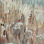 Современный Гобелен из шерсти в бежевых тонах Spring варинант исполнения - 1 | Loft Concept в Ульяновске