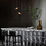 Подвесной светильник с прозрачной стеклянной птичкой Serip Voa варинант исполнения - 9 | Loft Concept в Ульяновске