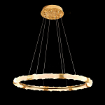 Люстра в форме кольца с золотым декором Warm Heavenly Light варинант исполнения - 9 | Loft Concept в Ульяновске
