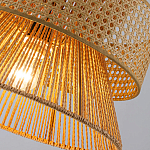 Подвесной светильник с абажуром из натуральных материалов Light Inside the Cell варинант исполнения - 6 | Loft Concept в Ульяновске