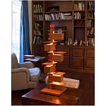 Торшер с каркасом из множества полок Links варинант исполнения - 4 | Loft Concept в Ульяновске